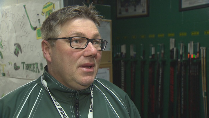 Blake Spiller has guided the Portage Terriers to six MJHL titles since being named the team's head coach in 2006.