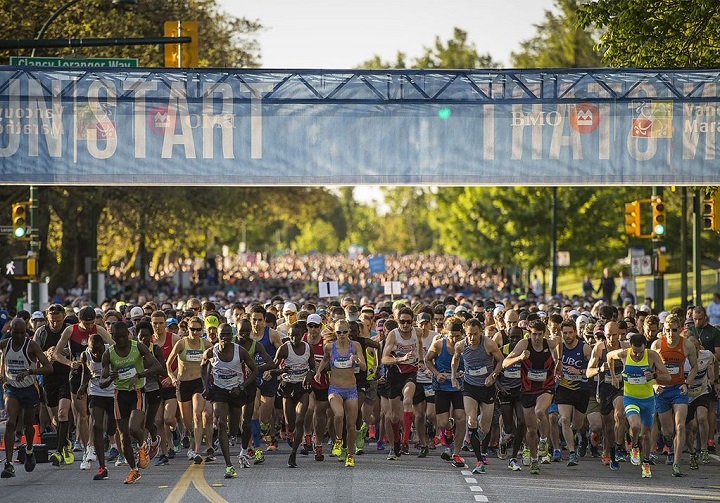 More than 16,000 runners took part in the 2016 BMO Vancouver Marathon.