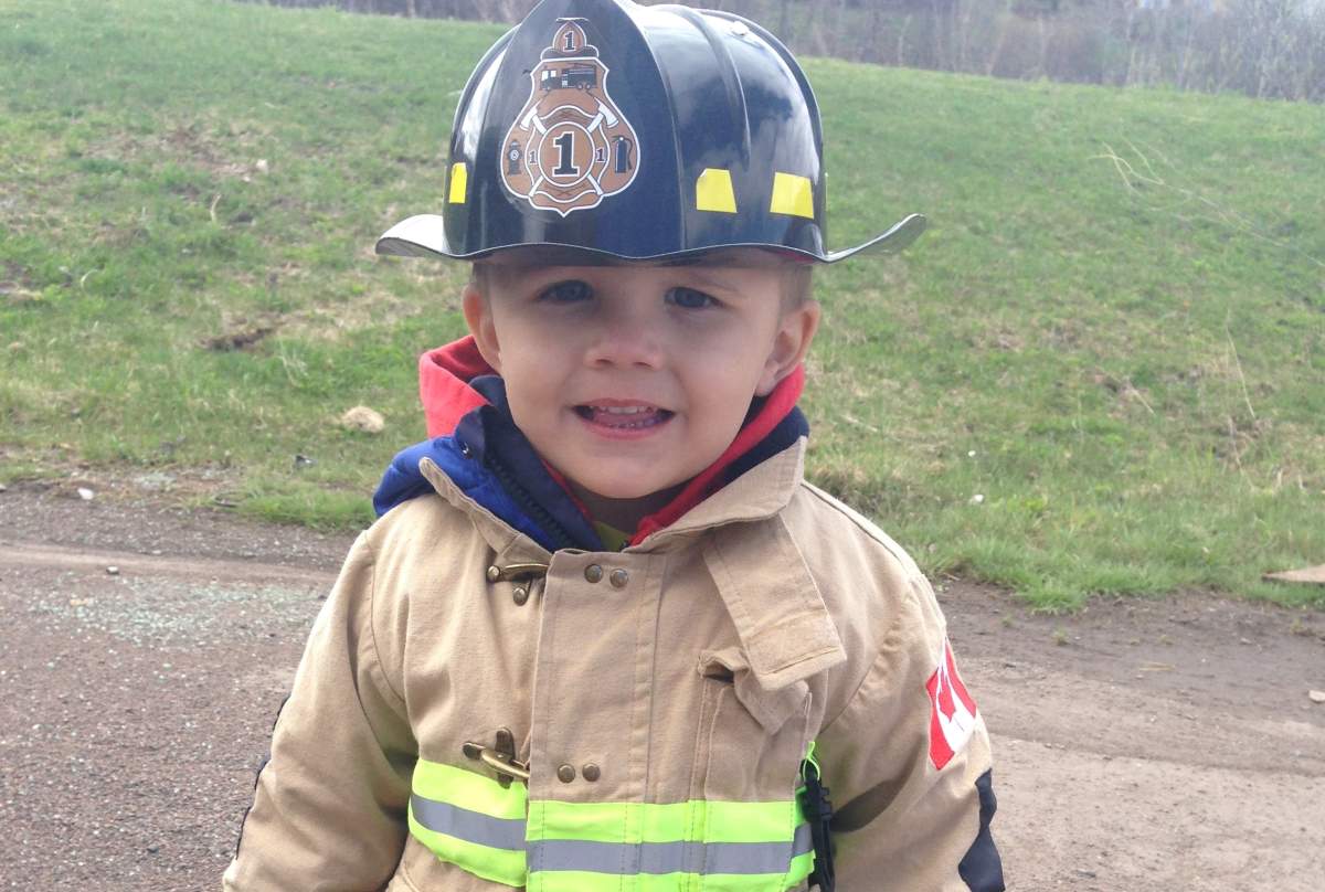 Two-year-old Briar Hartley.