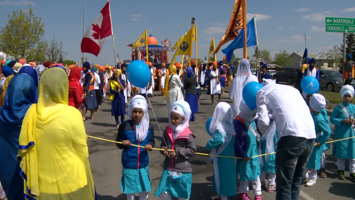 Calgary Sikhs celebrate Vaisakhi.