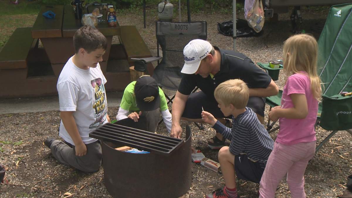 Okanagan campers defy wet long weekend - image