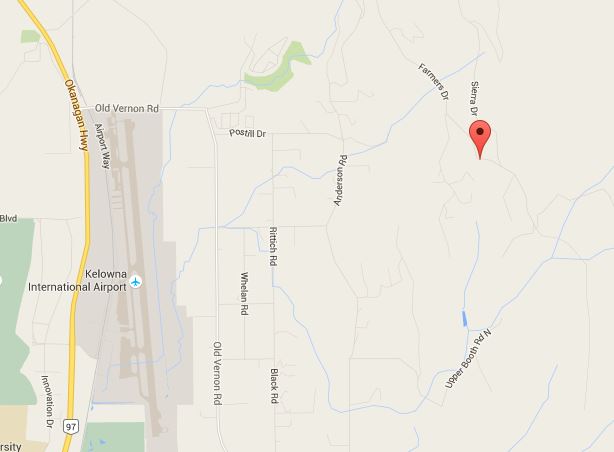 The grassfire is reported to be in the Farmer's Drive area of Ellison. 