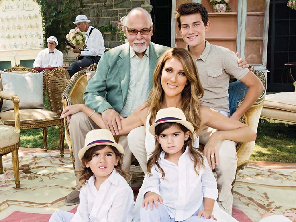 Celine dion discount family pics