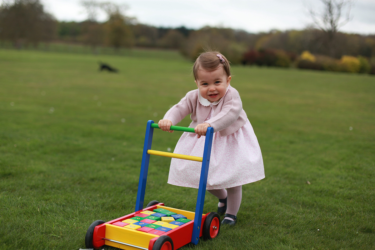Britain's Princess Charlotte poses for a photograph, at Anmer Hall, in Norfolk, England.