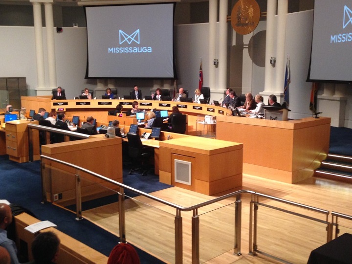 File photo of Mississauga city council.