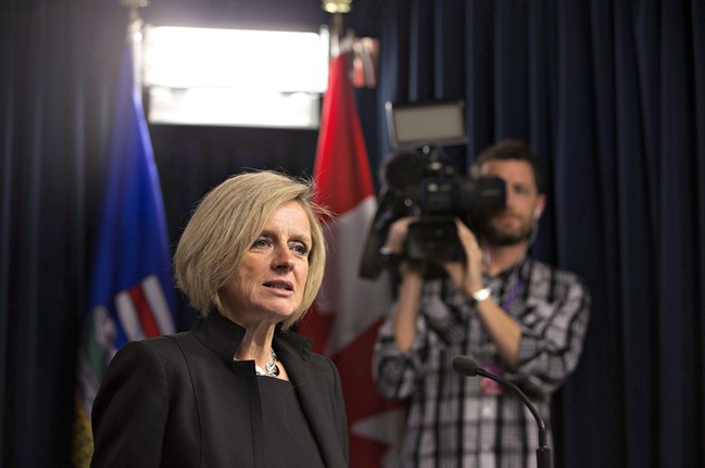 Alberta Premier Rachel Notley.