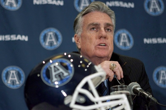 The Toronto Argonauts have fired general manager Jim Barker.