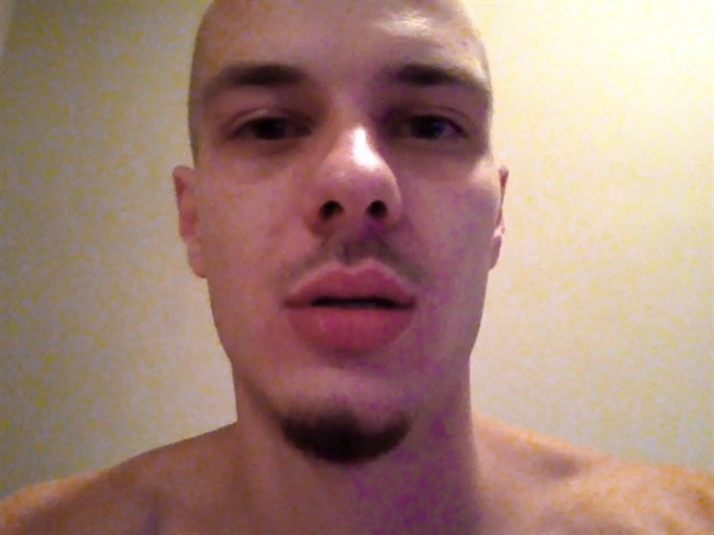 Mark Smich is shown in this still image taken from a video in a court exhibit video released at the Bosma murder trial in Hamilton, Ontario. THE CANADIAN PRESS/HO.