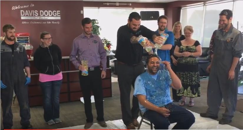 Davis Dodge in Fort Macleod has started the #Oil4Hope challenge, to raise money for Red Cross fire relief efforts in Fort McMurray.