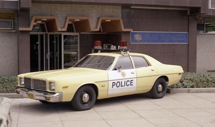 An Edmonton Police Service cruiser, from 1976.