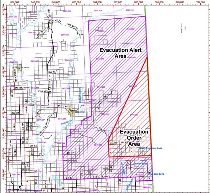 Evacuation orders expanded in Fort St. John region due to wildfires ...