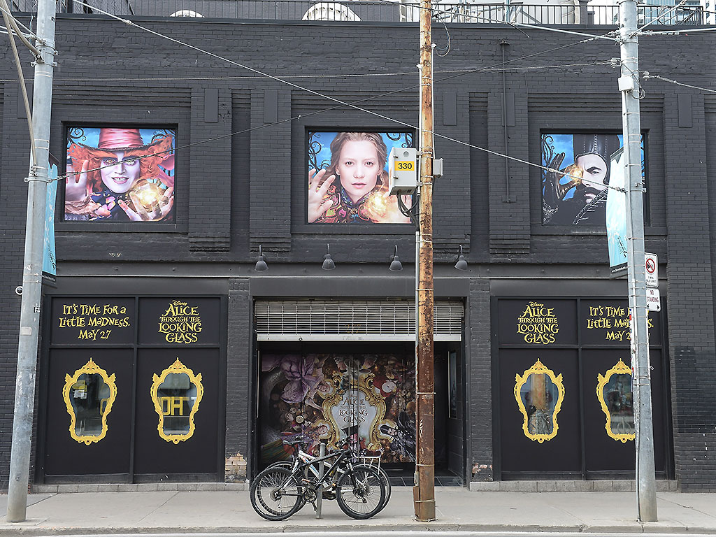 Alice Through the Looking Glass pop-up