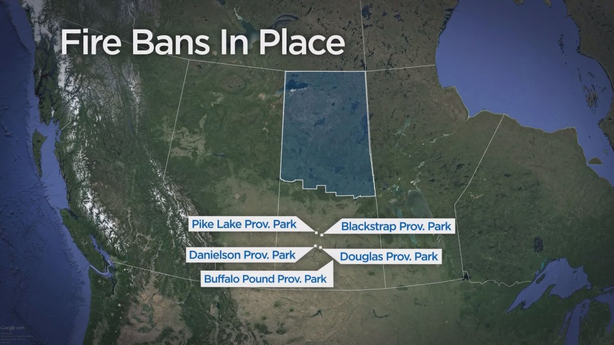 The province of Saskatchewan has implemented various fire bans due to extremely dry conditions.
