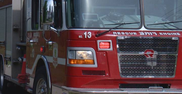 Saskatoon firefighters say a woman was found in an apartment suite where a fire was extinguished.