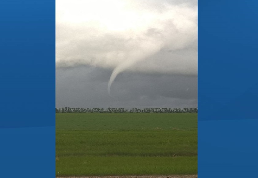 Environment Canada said there was not a special weather advisory in place at the time of the funnel cloud, which was spotted near Miami, Man. Tuesday afternoon.