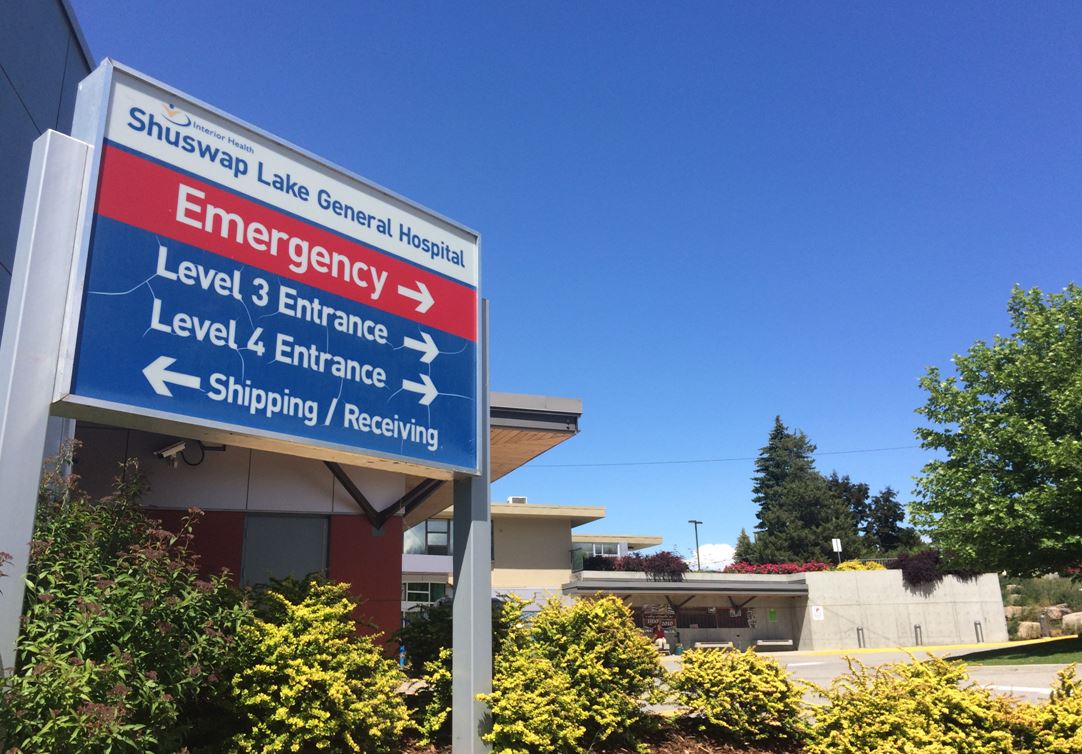 Allbury was discharged from Shuswap Lake General Hospital before he went missing.