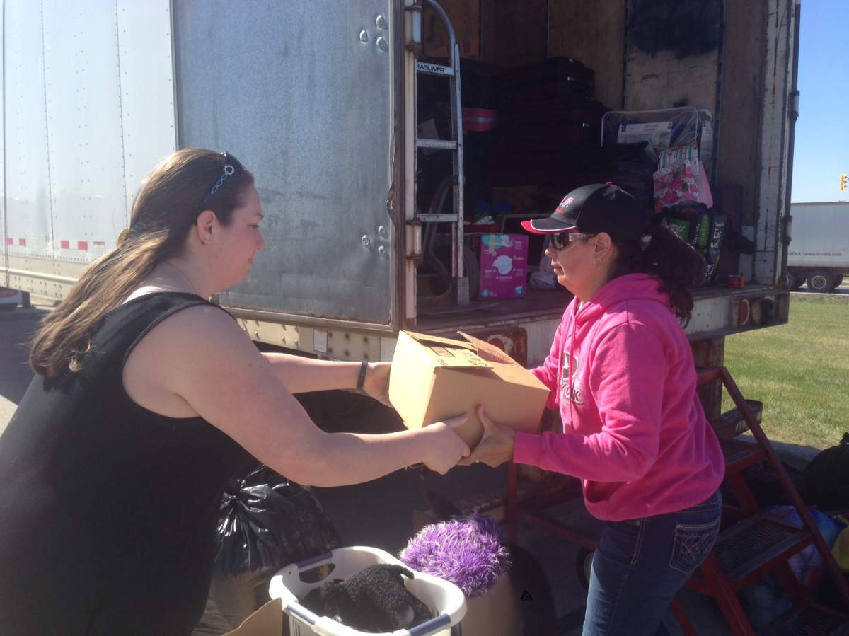 Manitobans are donating items to help the people affected by the Fort McMurray wildfire.