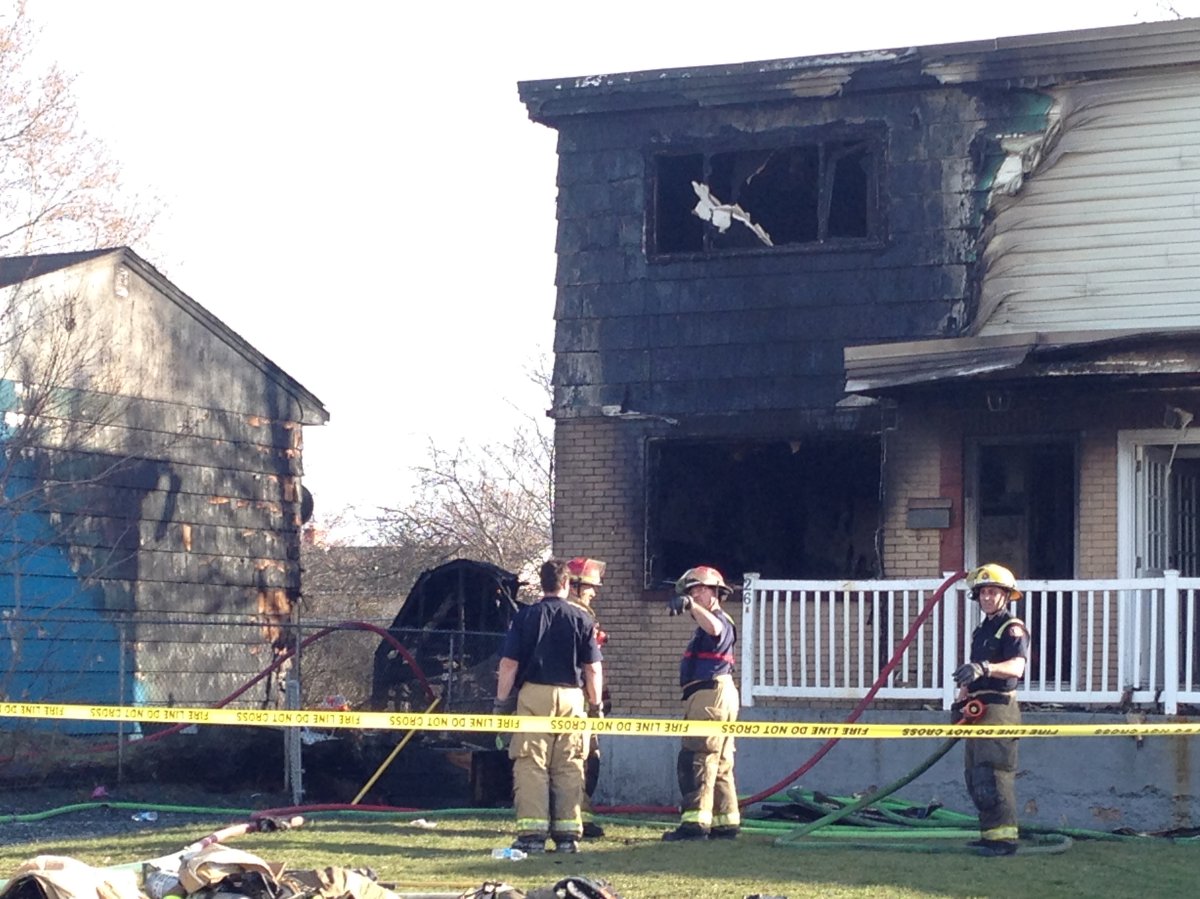 Firefighters were on the scene of a large blaze on Regent Avenue in Dartmouth on Sunday.