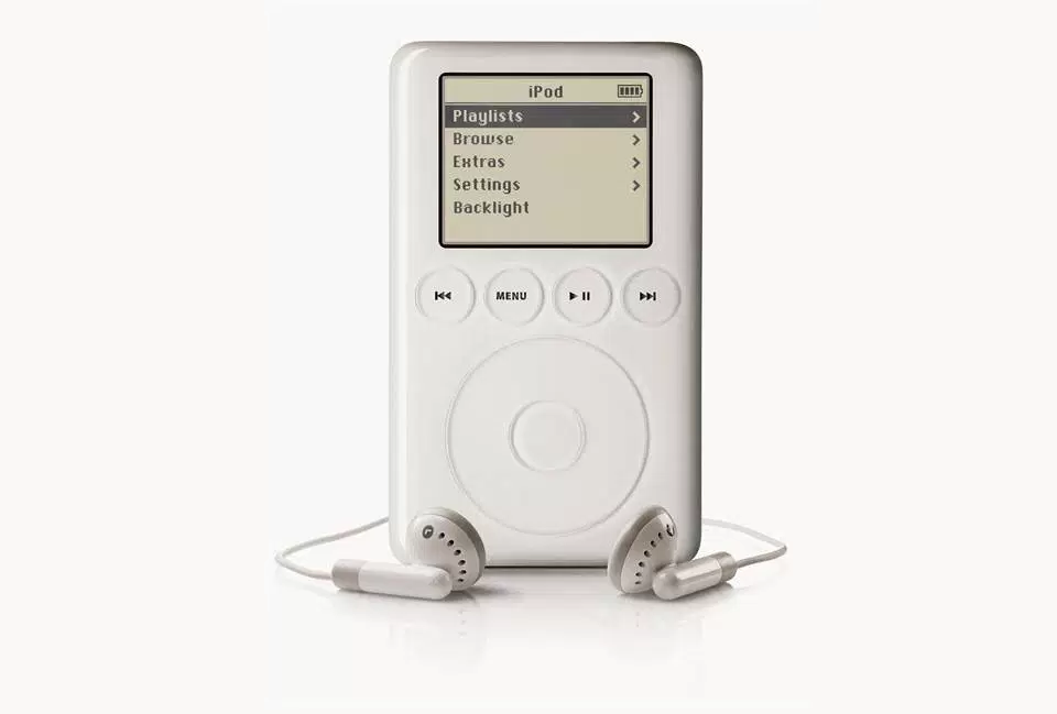 In this undated file photo, a click wheel type iPod is shown.