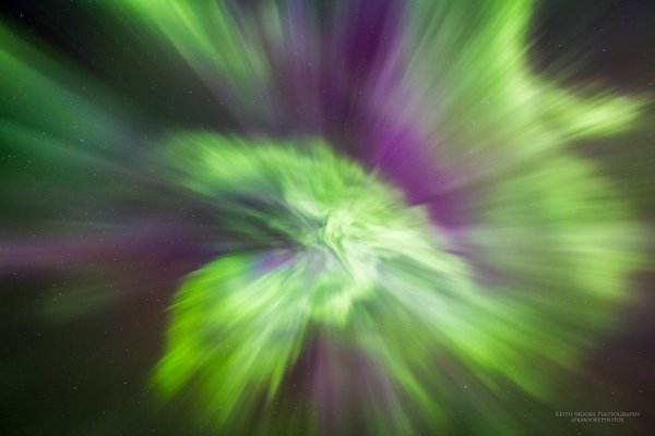 Keith Moore shot his aurora photos near Edmonton from May 7-8, 2016.