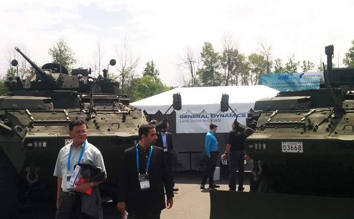 LAVs on display