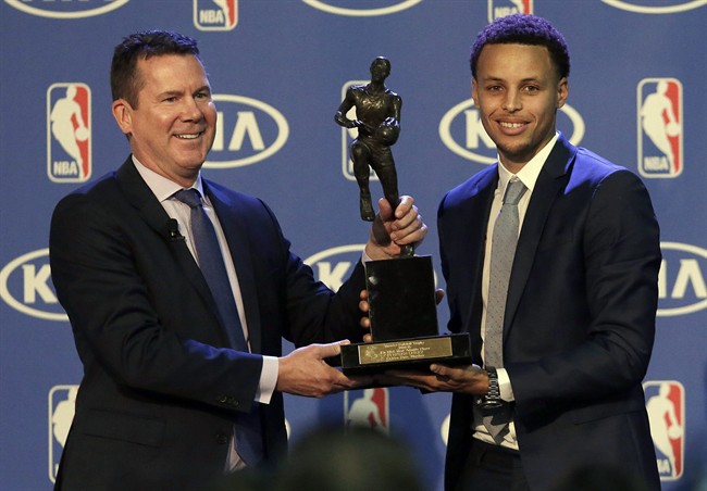 Stephen Curry is first unanimous NBA MVP, takes honour again - image