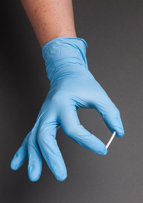 This undated photo provided by Braeburn Pharmaceuticals shows the Probuphine opioid implant. Federal health officials on Thursday, May 26, 2016, approved the innovative new option for Americans struggling with addiction to heroin and painkillers: a drug-oozing implant that curbs craving and withdrawal symptoms for six months at a time. The implant is essentially a new, long-term delivery system for an established drug, buprenorphine, which has long been used to treat opioid addiction. 