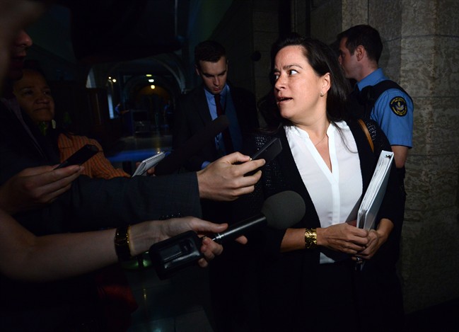Minister of Justice and Attorney General of Canada Jody Wilson-Raybould arrives to a cabinet meeting on Parliament Hill in Ottawa on Tuesday, May 31, 2016.