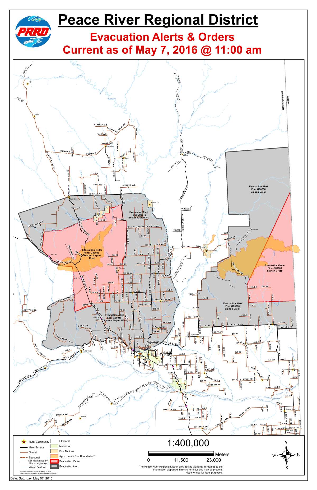 Evacuation orders expanded in Fort St. John region due to wildfires - image