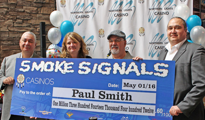 A Saskatoon man won $1,314,412 playing a slot machine at Northern Lights Casino this past weekend.