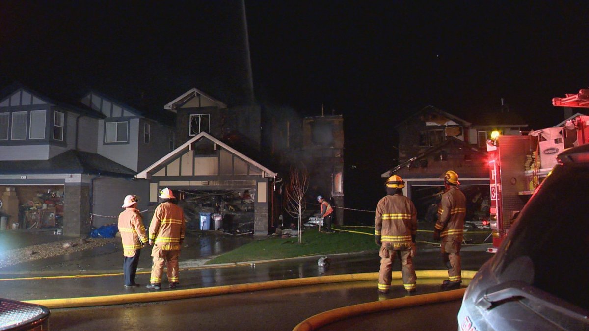 Major fire in Royal Oak destroys two homes.