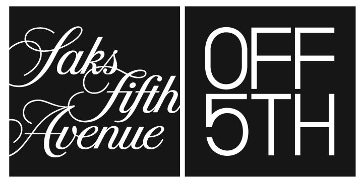 The logo for Saks Off 5th is shown.