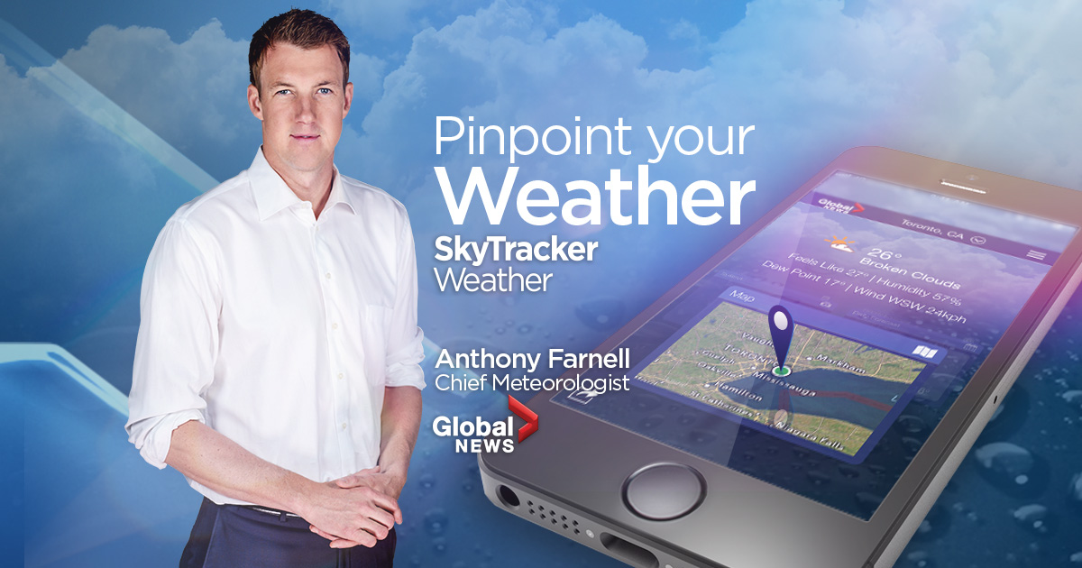 Download Global News’ new Skytracker weather app for IOS and Android - image