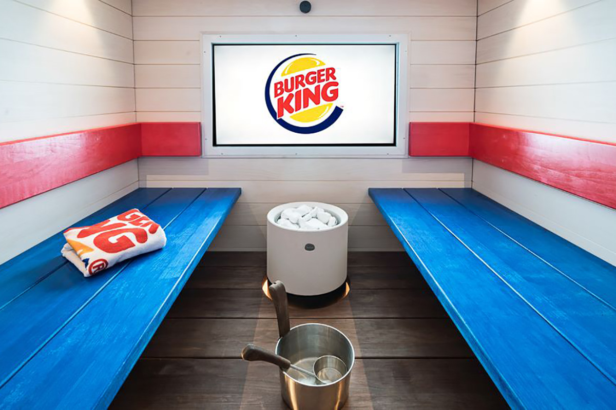You can now have a your burger with a side of steam at this Burger King in Helsinki, Finland.