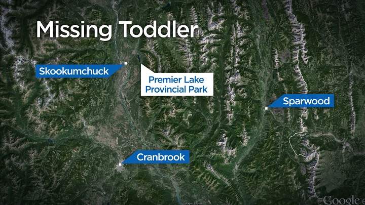 UPDATE: 2-year-old found safe after going missing in Premier Lake Provincial Park - image