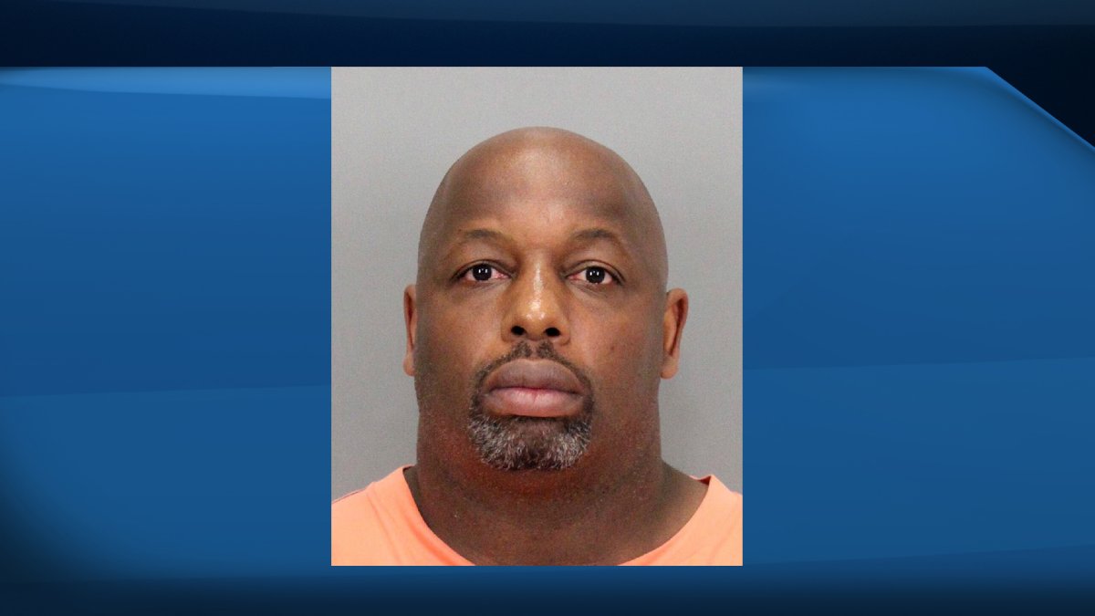 In this undated booking photo released by the Santa Clara County District Attorney is former NFL football player Dana Stubblefield.