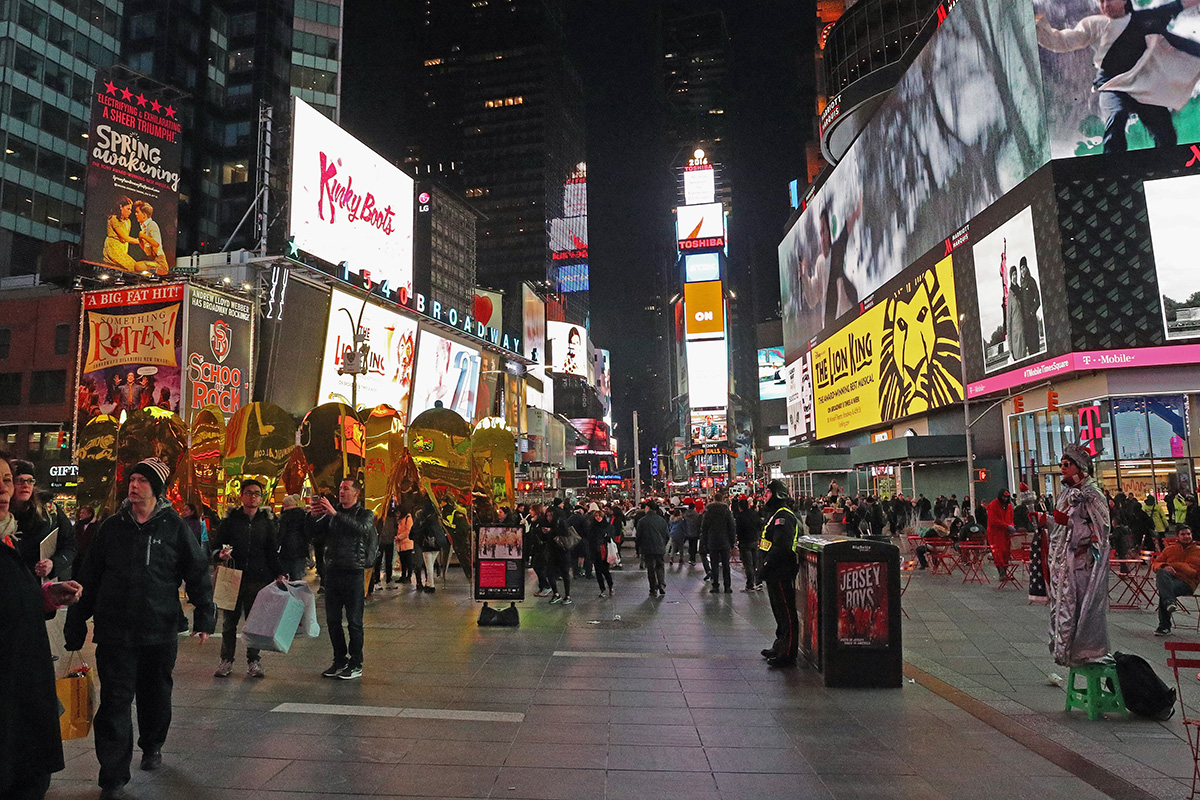 Clear Channel Outdoor Americas is tracking you in Times Square.