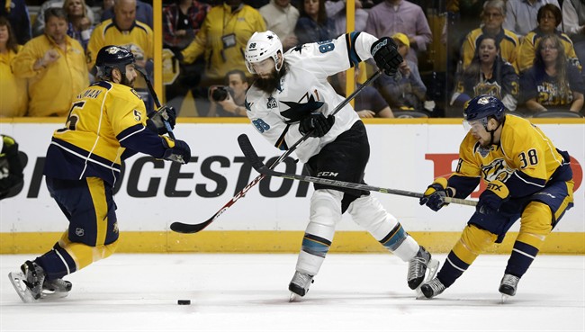 Predators force another Game 7 by beating Sharks 4-3 in OT - BC ...
