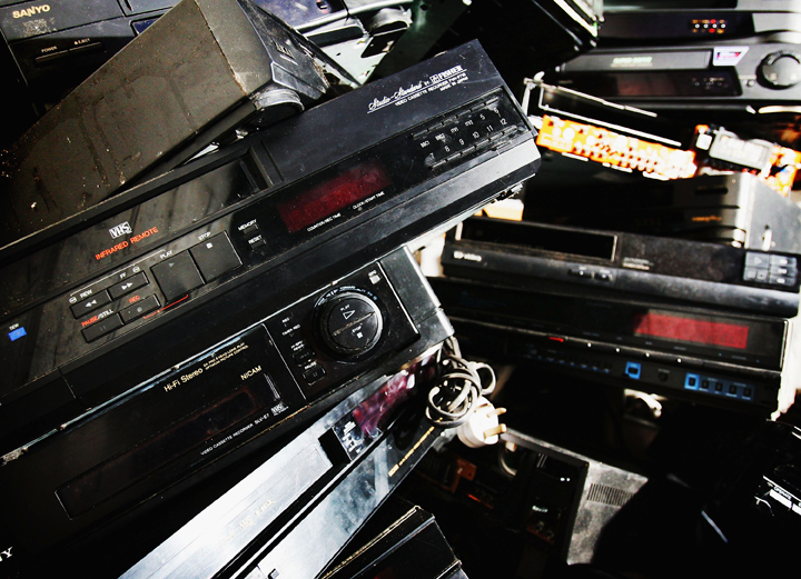 Recognize these? Perhaps you still have an old VCR collecting dust at home.