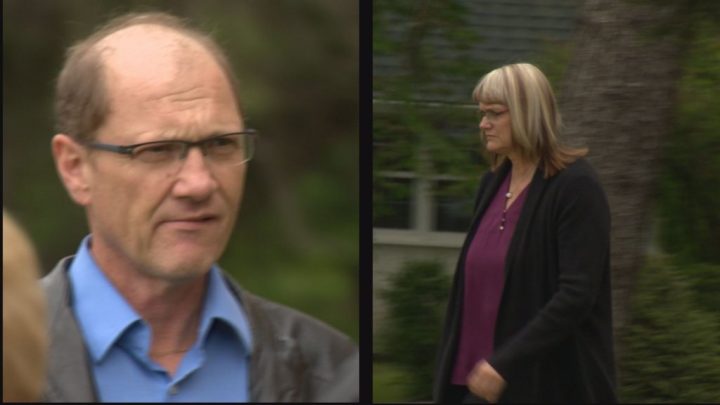 Curtis Vey (left) and Angela Nicholson (right) on May 24, 2016.