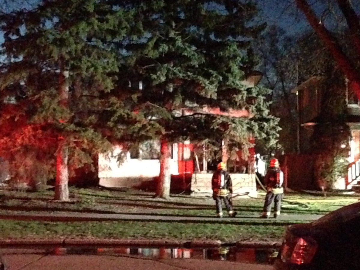 Winnipeg fire crews battle early morning blaze in River Heights.