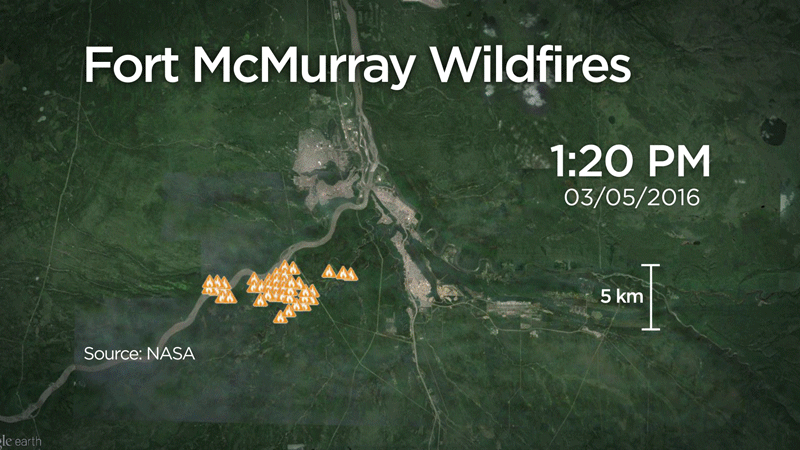 Before and after: Wildfire engulfs Fort McMurray - image