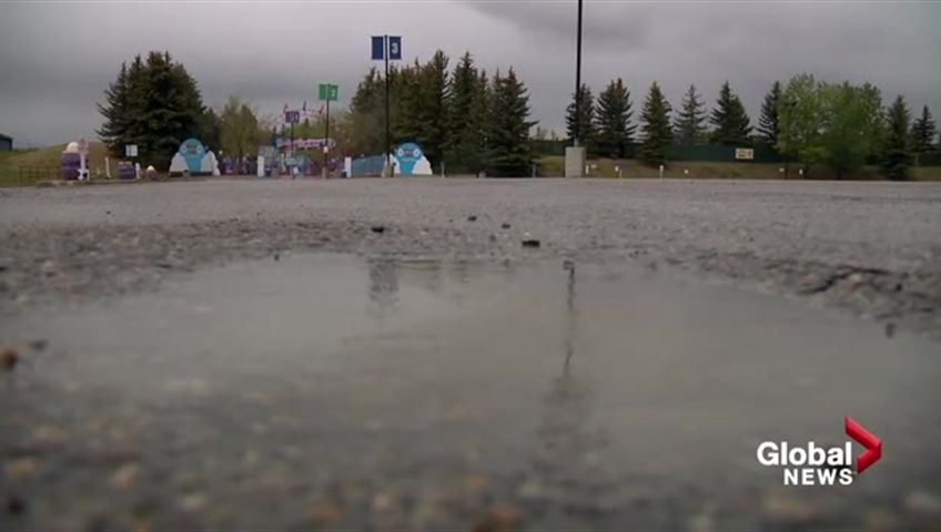 Wet cold weather causes a number of closures over the long weekend, including at Calaway Park Sunday and Monday.
