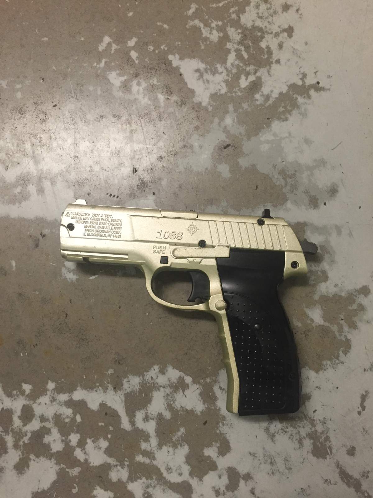 Air soft pistol apprehended by RCMP.