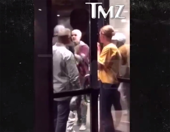 According to video footage obtained by TMZ, Bieber was involved in an altercation with a much larger man. The video shows the Canadian singer face-to-face with his opponent, before both men start throwing punches.