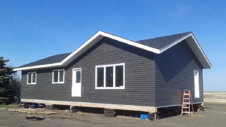 Braden Pettinger's family spent three months building the house in Elgin, Man. It is now ready for sale. All profits will go towards  the 20-year-old, who was paralyzed in a hockey game Nov. 20, 2015.