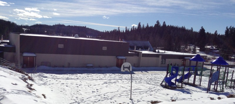 Bridge Lake Elementary in Bridge Lake, B.C., one of several schools in British Columbia slated to be closed this year. 