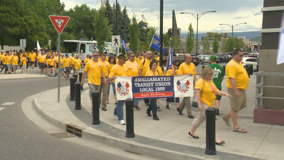 Kelowna rally to stop bus driver assaults - image