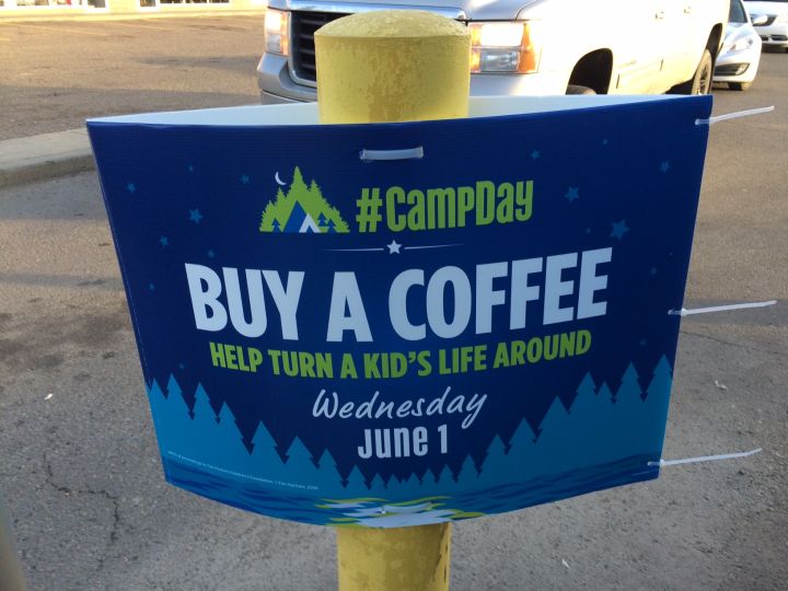 June 1 was Camp Day at Tim Hortons locations across the country, including here in Edmonton.