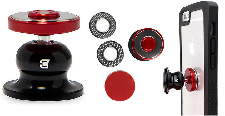 Canadian Caseco compact Core 360 is simple yet effective at holding your phone in your car at any angle magnetically